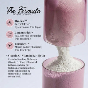 Beauty Complete - avancerat kosttillskott för huden med kollagen, hyaluronsyra, fytoceramider & vitaminer